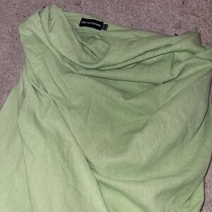 PrettyLittleThing Light Green Pencil Skirt